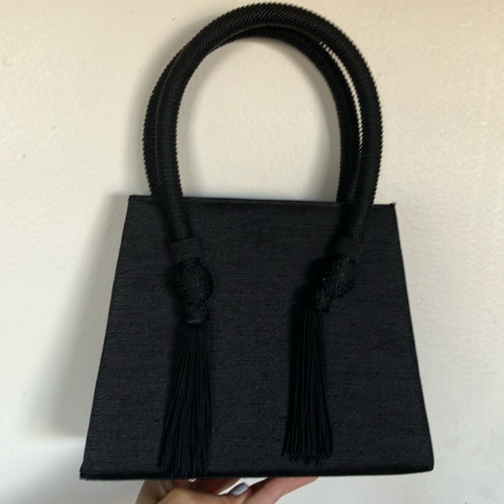 Neiman Marcus black evening bag. New!